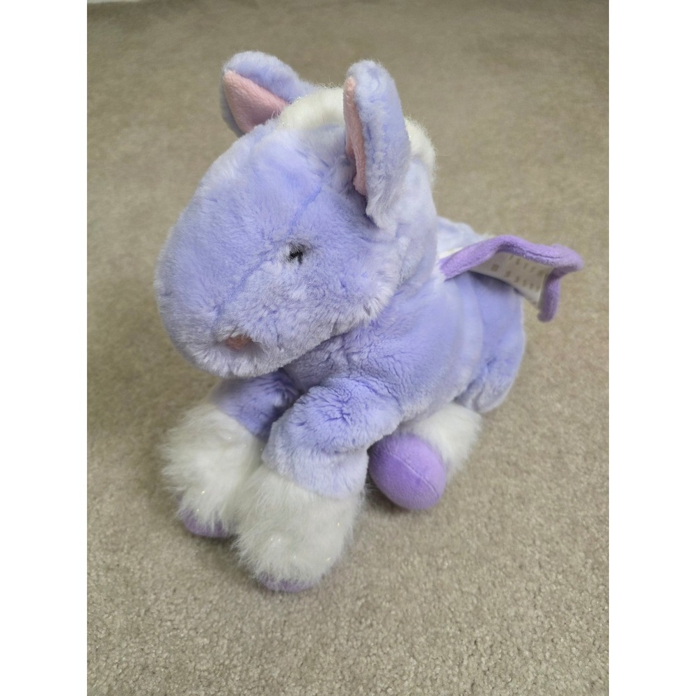 Animal Alley Purple Pegasus Plush Toys R Us Commonwealth Vintage 2000 Sparkle